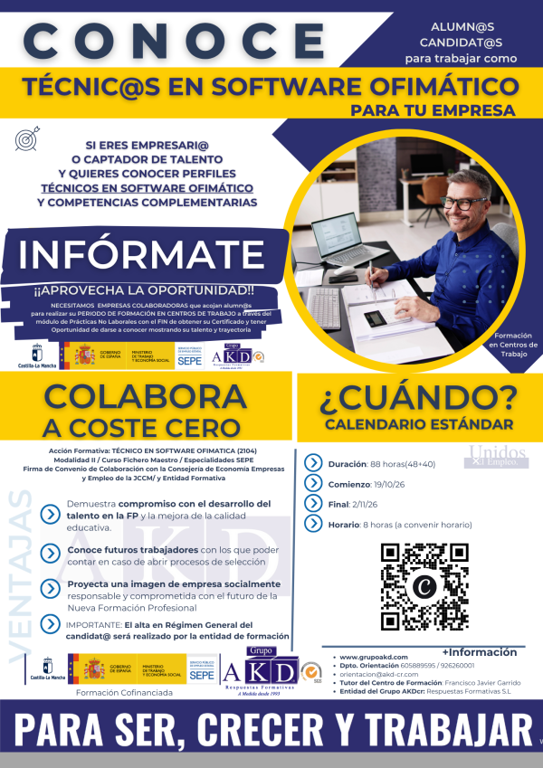 tecnico en software ofimatico