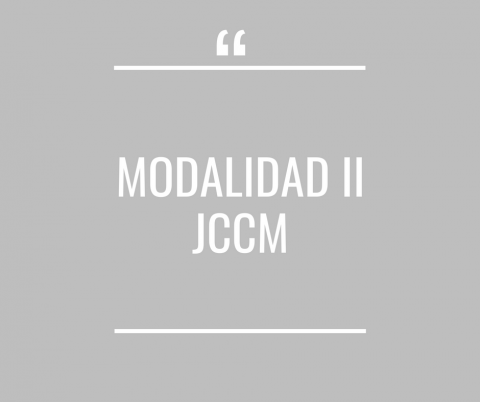 Modalidad II JCCM - Cerrado