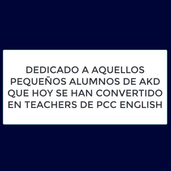 Alumnos que hoy son teachers Alumnos que hoy son teachers